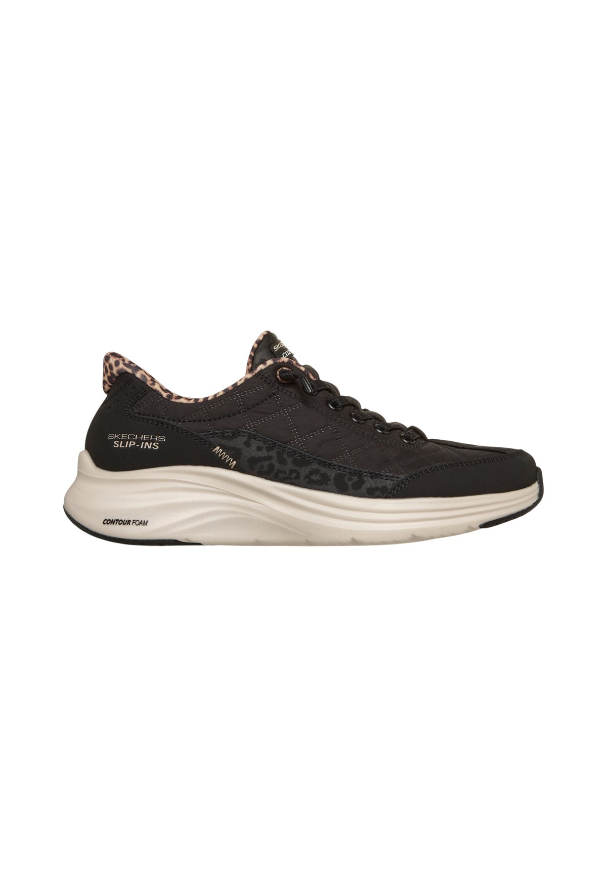 Sneakers Basse Donna Skechers Slip-ins, Contour Foam, Air-Cooled Memory Foam Contour Foam-Leopard Dream 150419