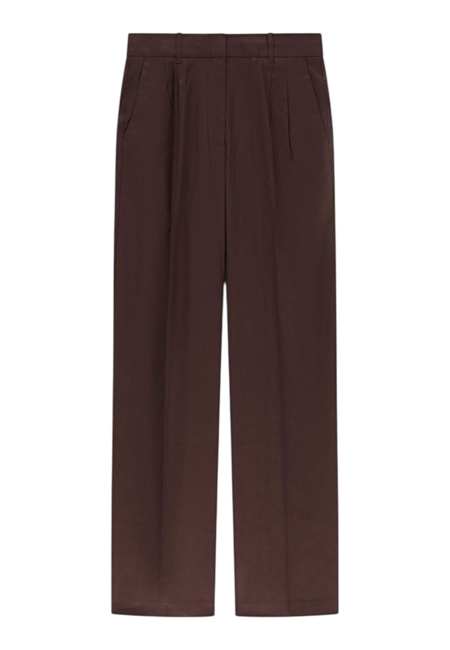Pantaloni Straight Leg Donna Guess Linen Carla Perfect W6GB43W2840