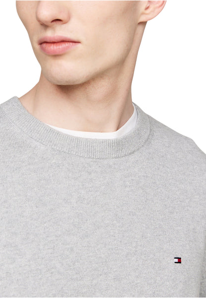 Maglione A Girocollo Uomo Tommy Hilfiger Organic Cotton Cashmere Pima MW0MW28046