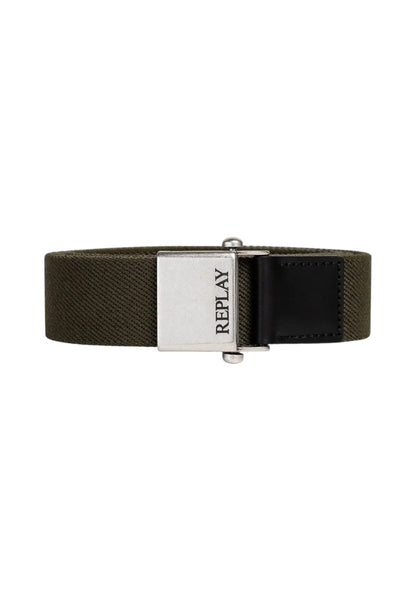 Cintura  Uomo Replay Altezza 3,5 cm In Tessuto