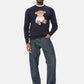 Maglione A Girocollo Uomo Guess Motivo orsetto Navin M6BR42Z1604