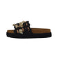 Sandali  Donna Mou  Monoband rope sandal fringes