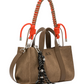 Borsa A Mano Donna Sun68 Mini Bag Velluto A Coste, Manici Doppi, Tracolla Rimovibile, Charm Logato Corduroy Y46221