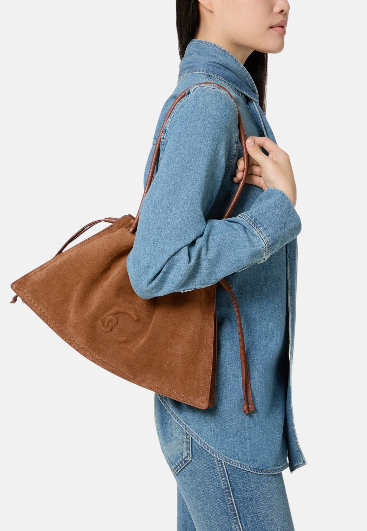 Borsa A Spalla Donna Coccinelle In Pelle Scamosciata Coccinelle Dulse Suede E1SS6130101