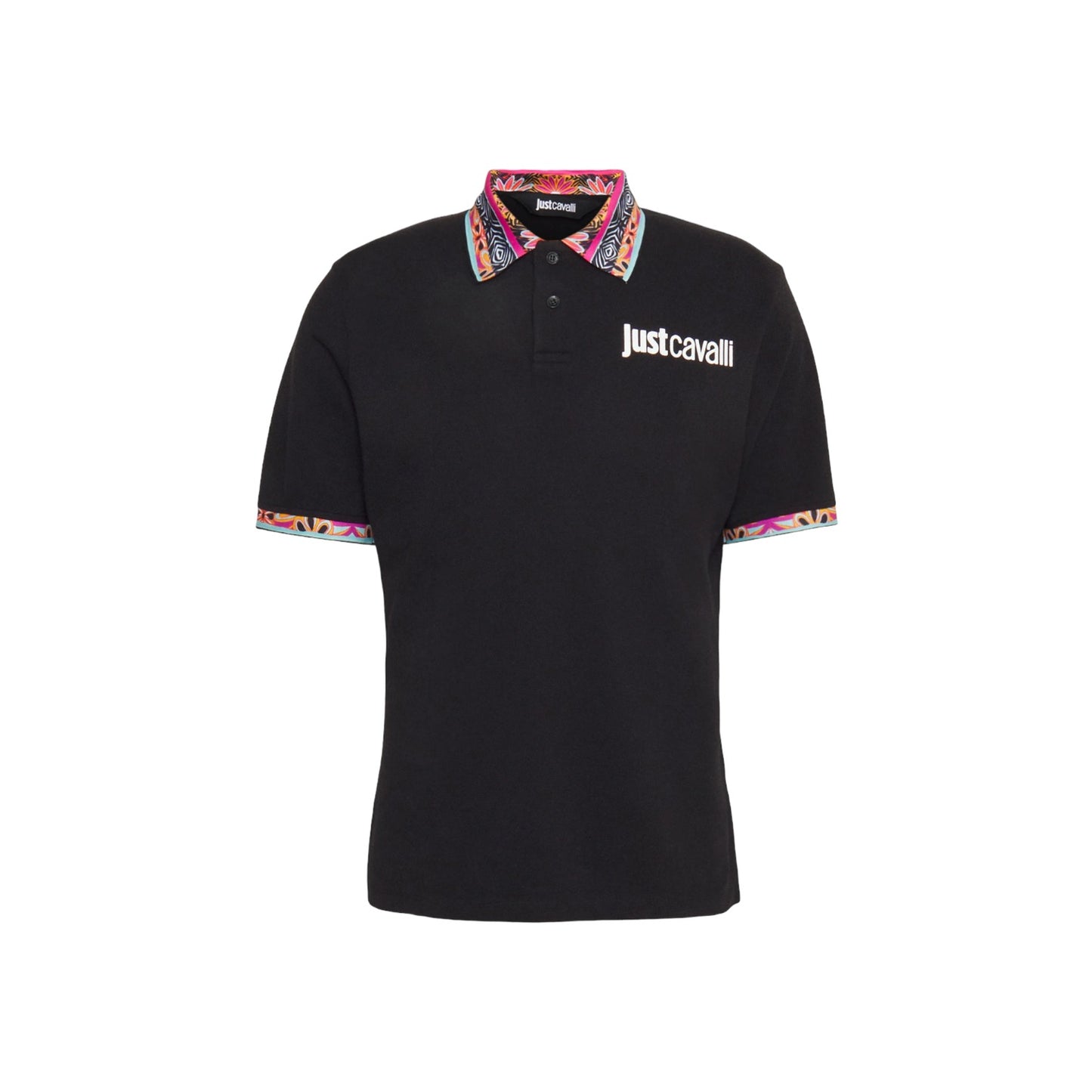 Polo Manica Corta Uomo Just Cavalli  74Mm650 S Logo Rubb 74OBGF01CJ206