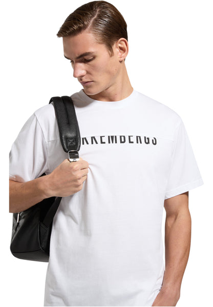 T-Shirt Manica Corta Uomo Bikkembergs Logo Spezzato