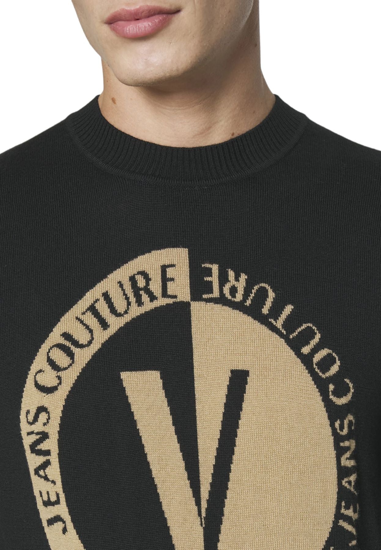 Maglione A Girocollo Uomo Versace Jeans Couture   75GAFM02CM16H