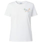 T-Shirt Manica Corta Donna Mc2 Saint Barth Sea You Sb Waves Strass Emb Emilie EMI0001