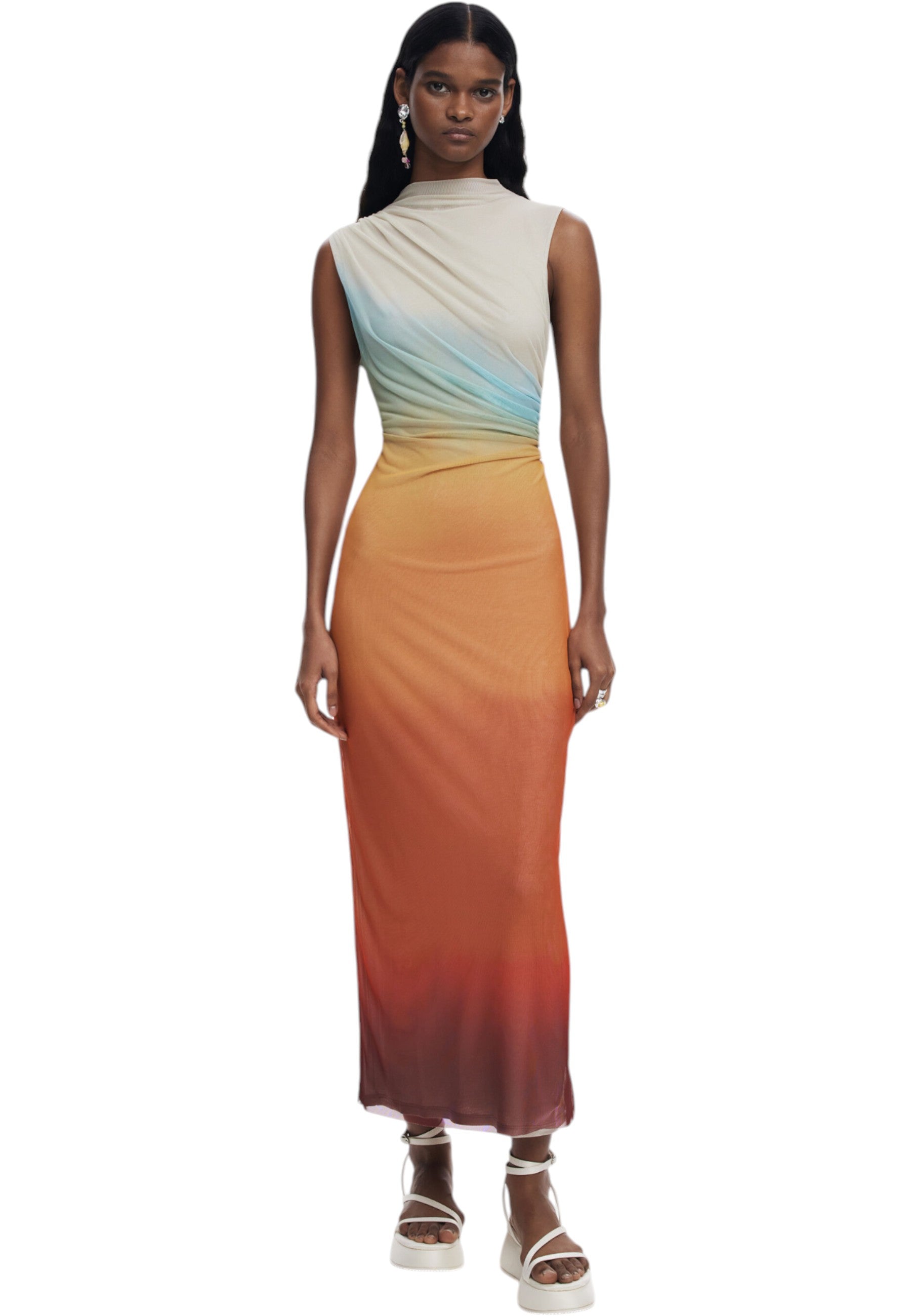 Vestito Lungo Donna Desigual  Sahara