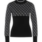 Maglione Collo Alto Donna Guess Logo 4G Gj W5BR24Z3JD2