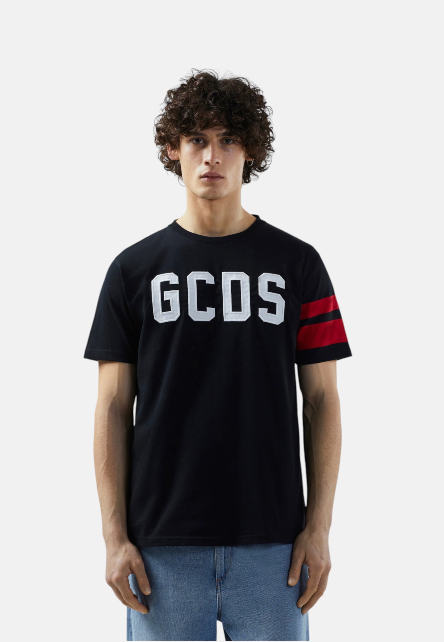 T-Shirt Manica Corta Uomo Gcds Oversize Fit Logo Regular Loose Z0MLQC106J101