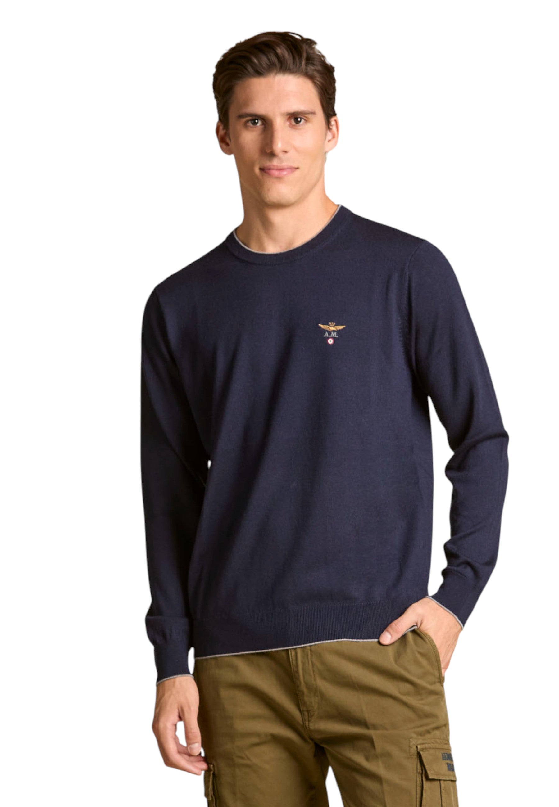 Maglione A Girocollo Uomo Aeronautica Militare   252MA1567UL00415