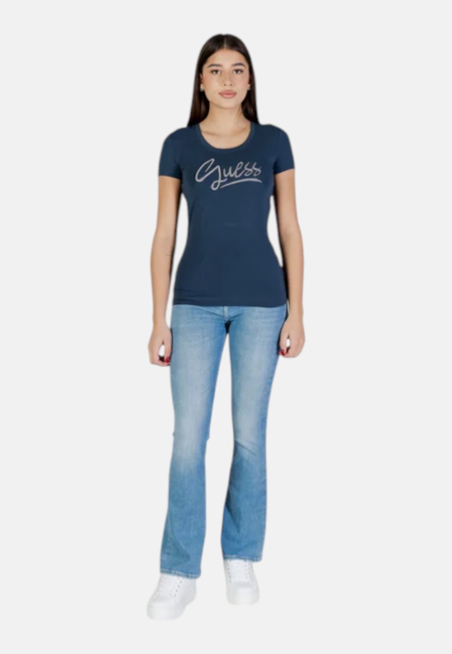 T-Shirt Manica Corta Donna Guess  Guess Script W6RI24J1314