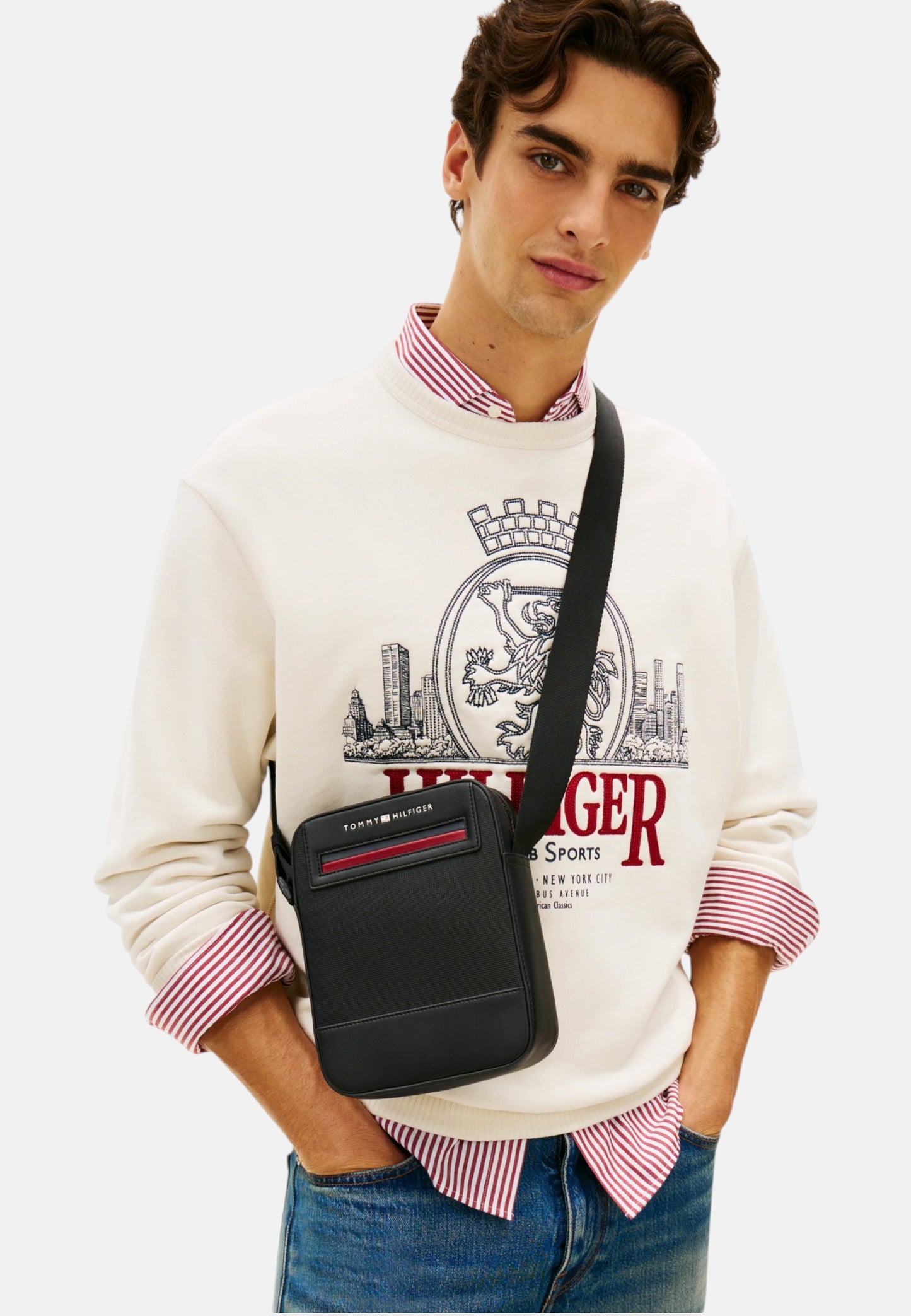 Borsa A Spalla Uomo Tommy Hilfiger  Th Foundaiton Mini AM0AM14156