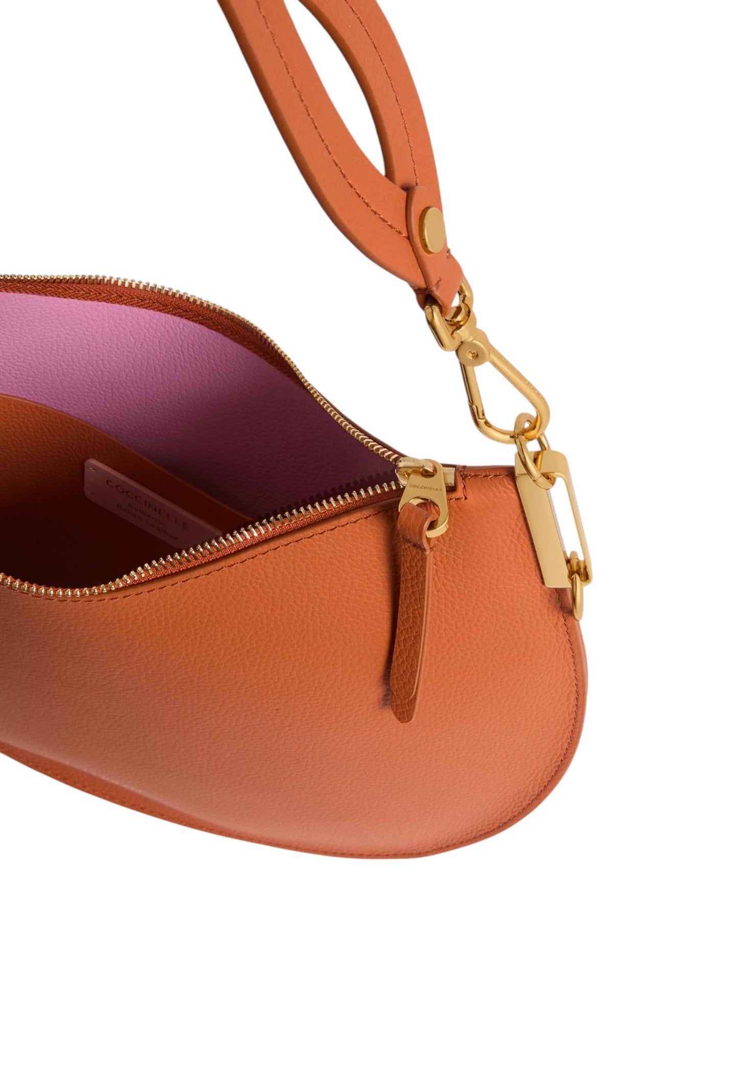 Borsa A Spalla Donna Coccinelle In Pelle Martellata Doppia Coccinelle Sunup Medium E1QKF130201