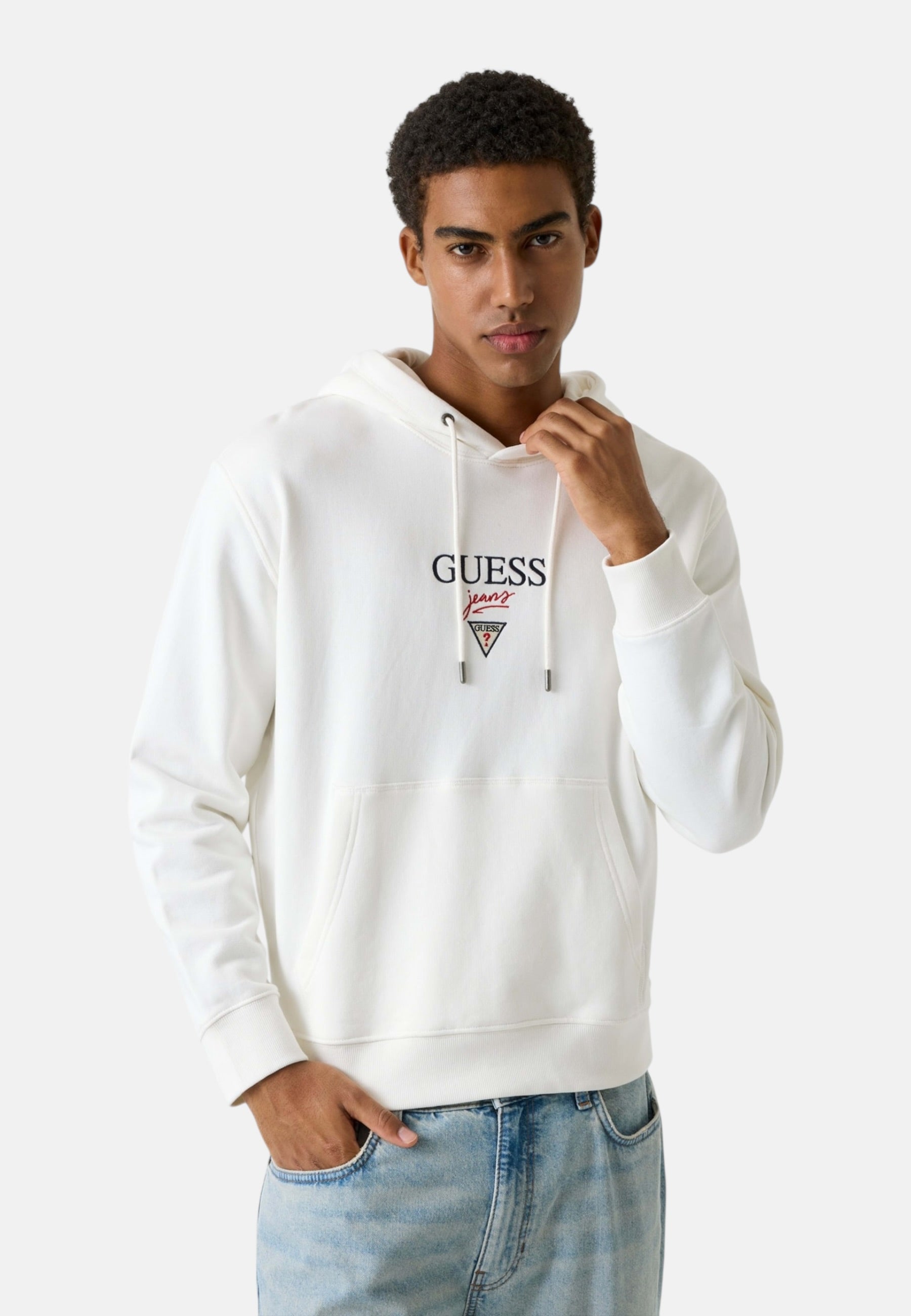 Felpa Con Cappuccio Uomo Guess  Gj Baker Logo M6RQ26KCPR1