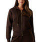 Felpa Con Zip Donna Guess Con Cappuccio New Hooded Scuba W5YQ05KBYE2