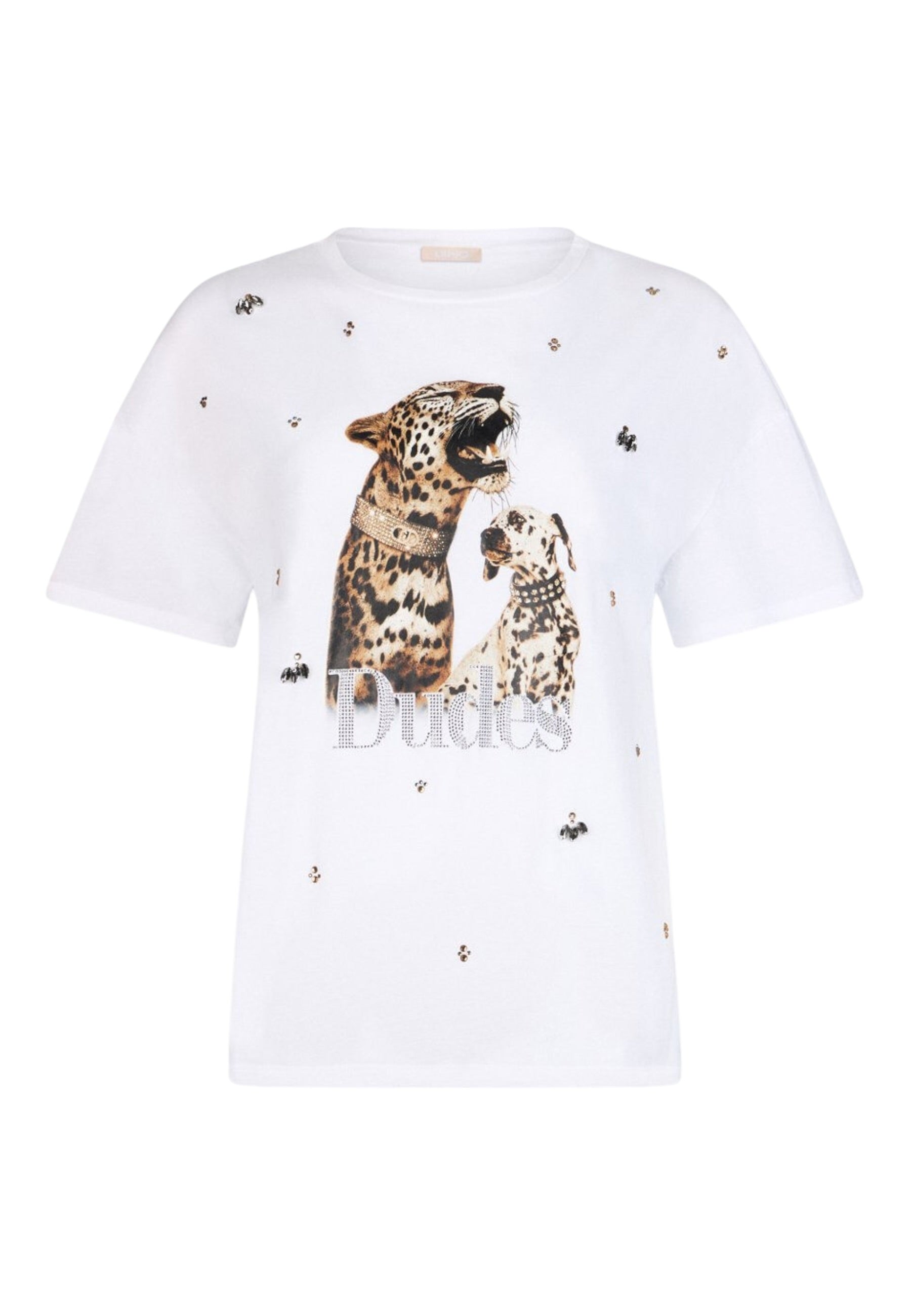 T-Shirt Manica Corta Donna Liu Jo Dudes Liujo Eco Line WA6331JS904