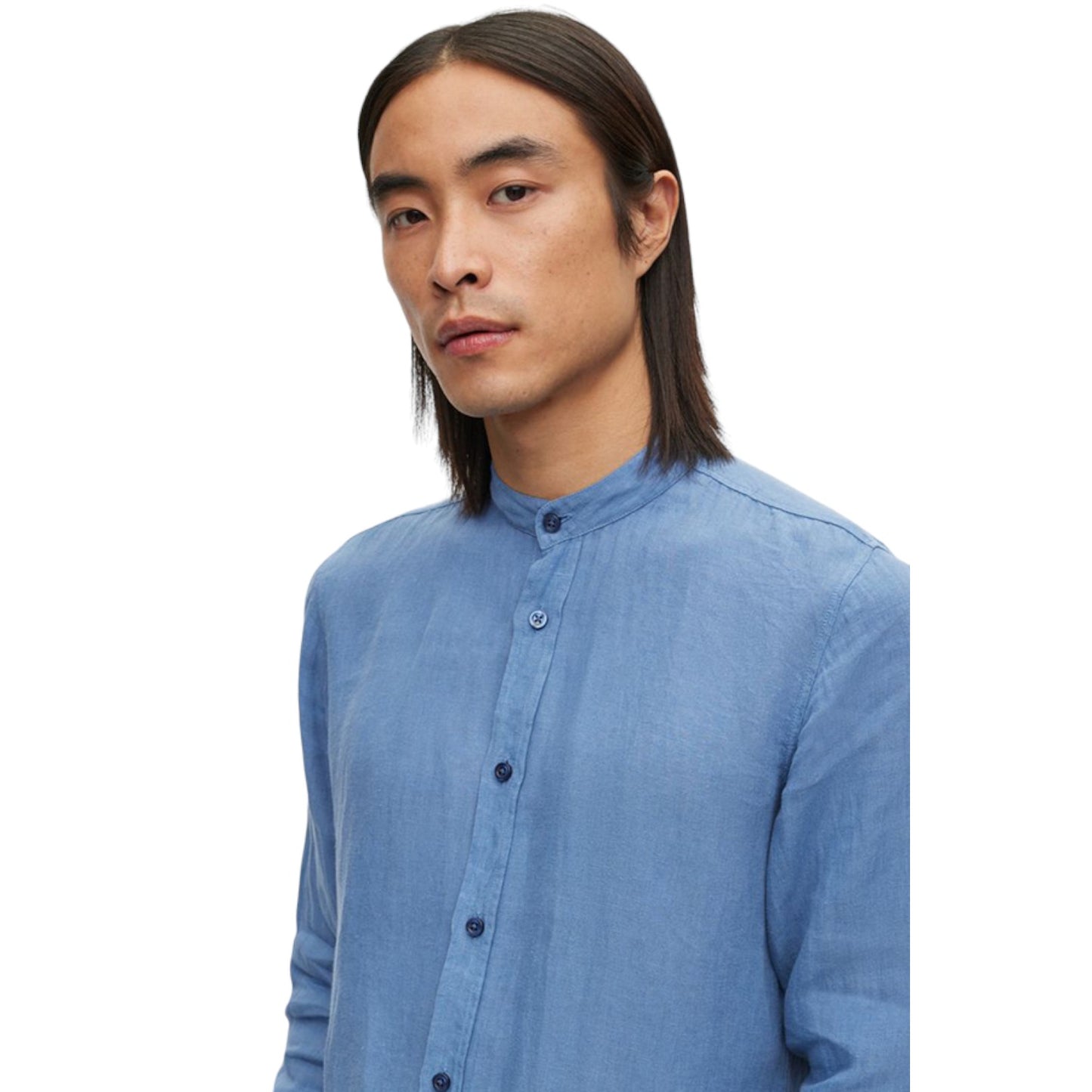 Camicia Manica lunga Uomo Boss Regular Fit Collo Coreana Race 50489339
