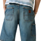 Pantaloncini Bermuda Uomo Guess In Denim Gj Carpenter Utility M6GD00D5M5S