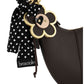 Borsa A Spalla Donna Braccialini Hobo, Singolo, Chiusura con zip, Una tasca interna portacellulare, Charm removibile con margherita e fiocco a pois, Dimensioni: 32.5 x 7 x 29 Cm Beth B19227YY
