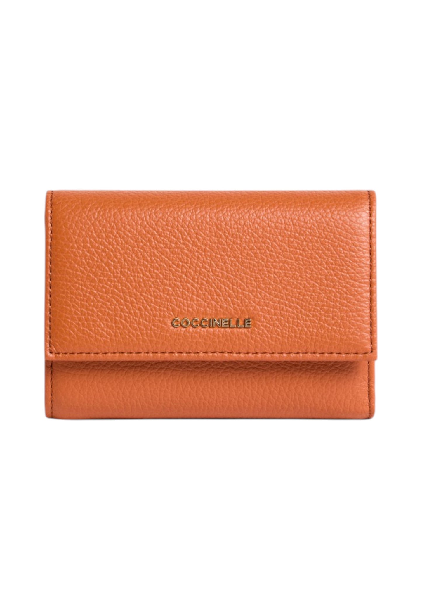 Portafoglio Con Patta Donna Coccinelle In Pelle Martellata Metallic Soft Medium E2MW5116601