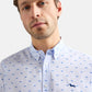 Camicia Manica lunga Uomo Harmont & Blaine Micro Bassotti All Over  CRQ001S13792M