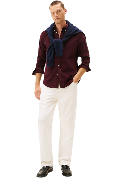 Camicia Manica lunga Uomo Tommy Hilfiger  Solid Corduroy Rf Sh MW0MW40486