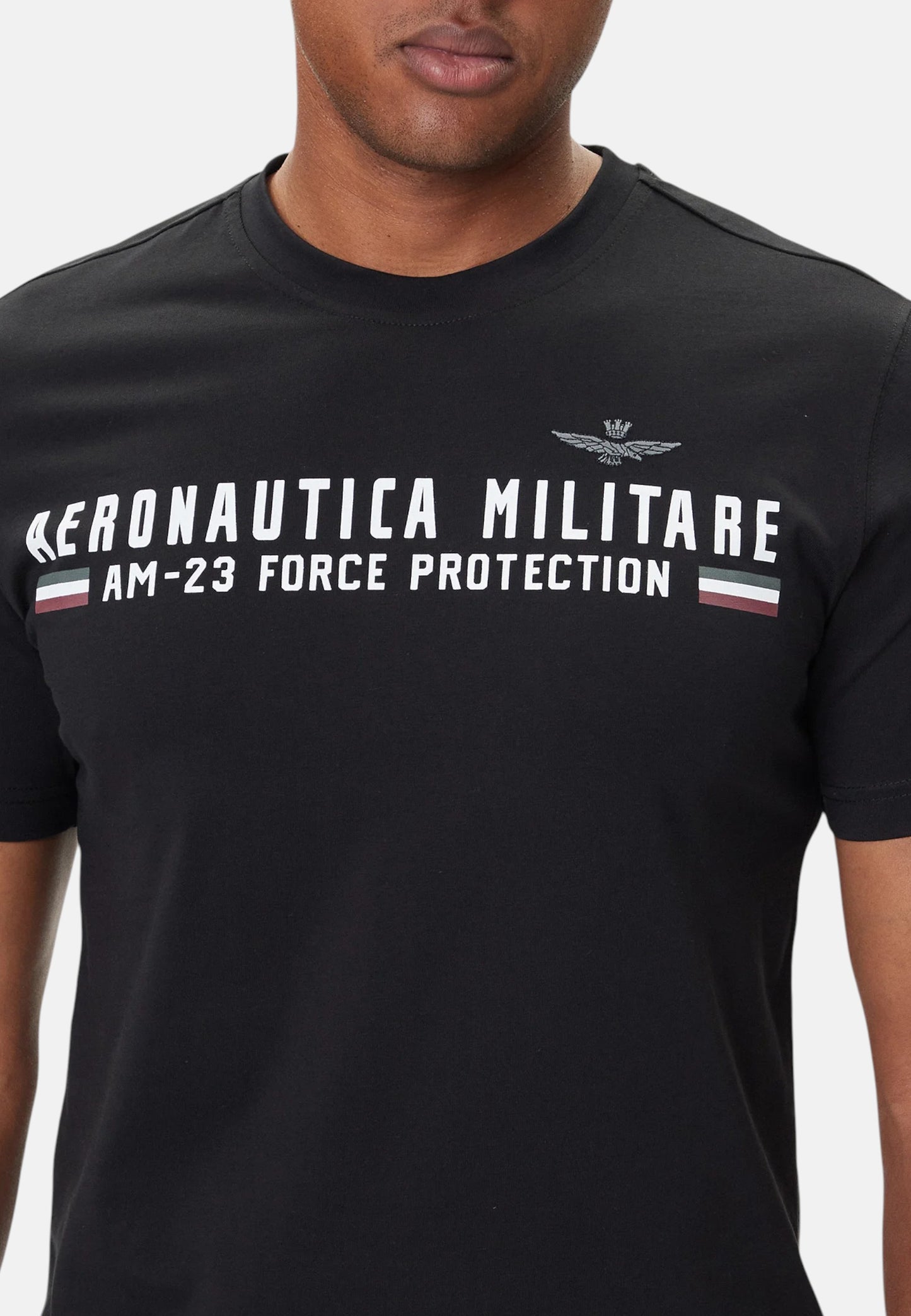 T-Shirt Manica Corta Uomo Aeronautica Militare Con Scritta Aeronautica Militare  261TS1942UJ00538