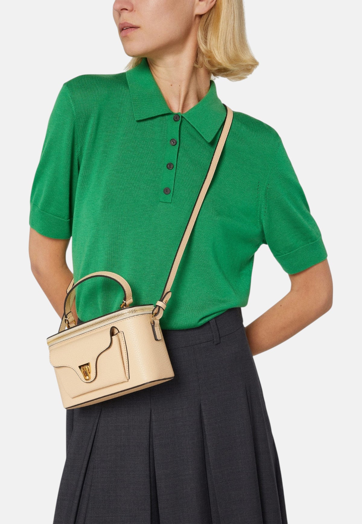 Borsa A Mano Donna Coccinelle Mini Bag, Pelle con grana Beat Generation E5TFK550101