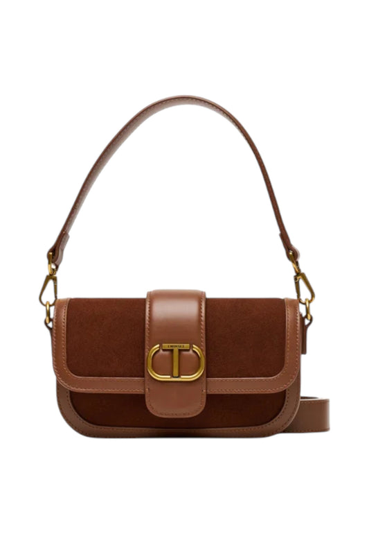 Borsa A Tracolla Donna Twinset Piccola In Pelle Con Patta  252TD8371