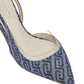 Sling Back  Donna Liu Jo In Denim Monogram Deva 09 SA6023TX523