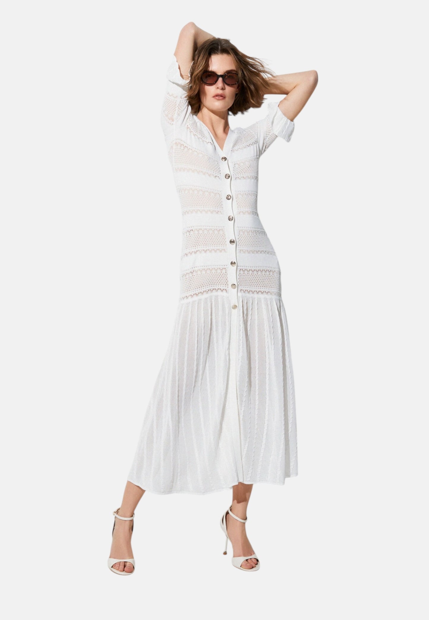 Vestito Lungo Donna Liu Jo In Maglia Eco Line CA6242MS55N