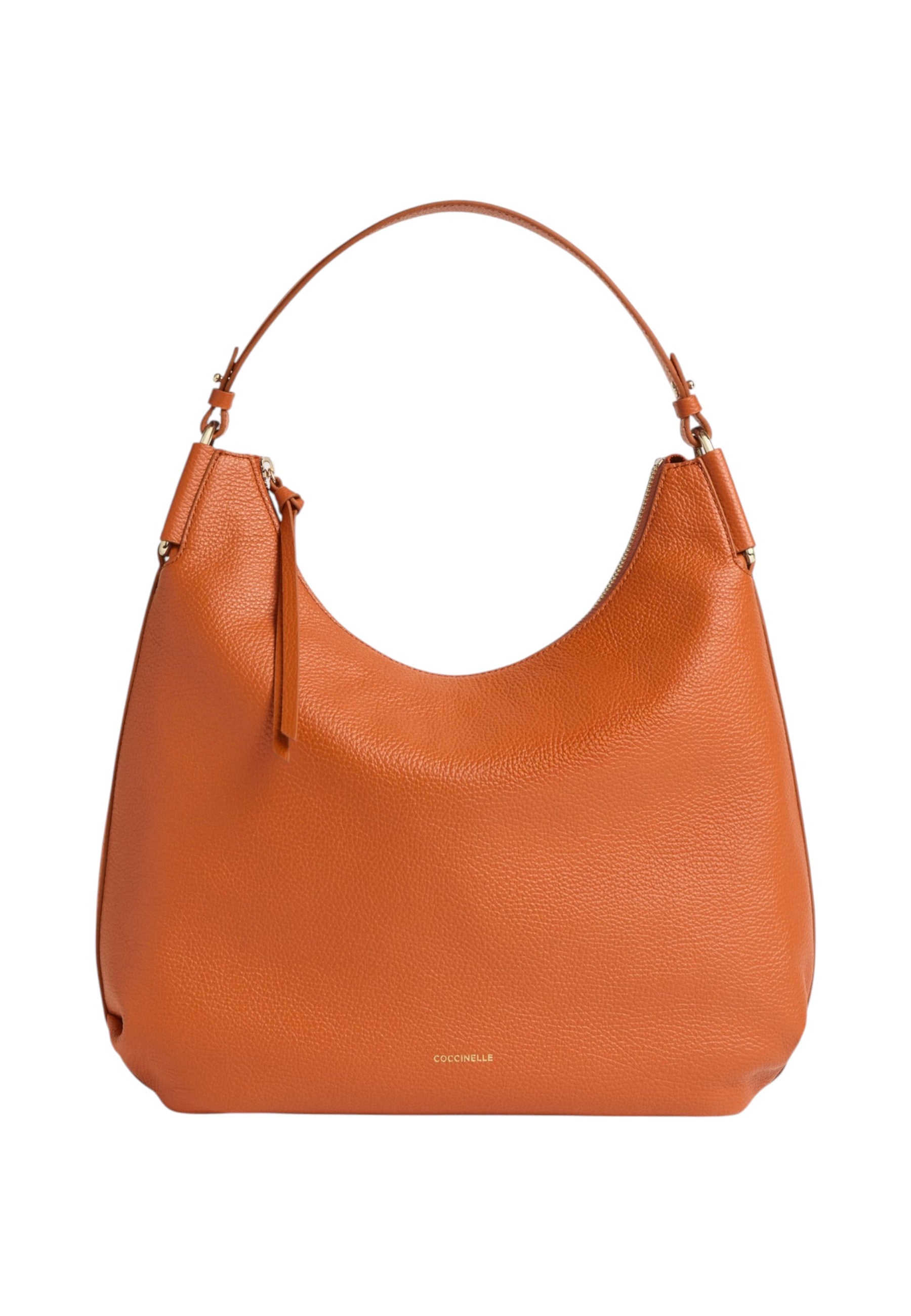 Borsa A Spalla Donna Coccinelle In Pelle Martellata Coccinelle Rebekka Medium E1T95130101