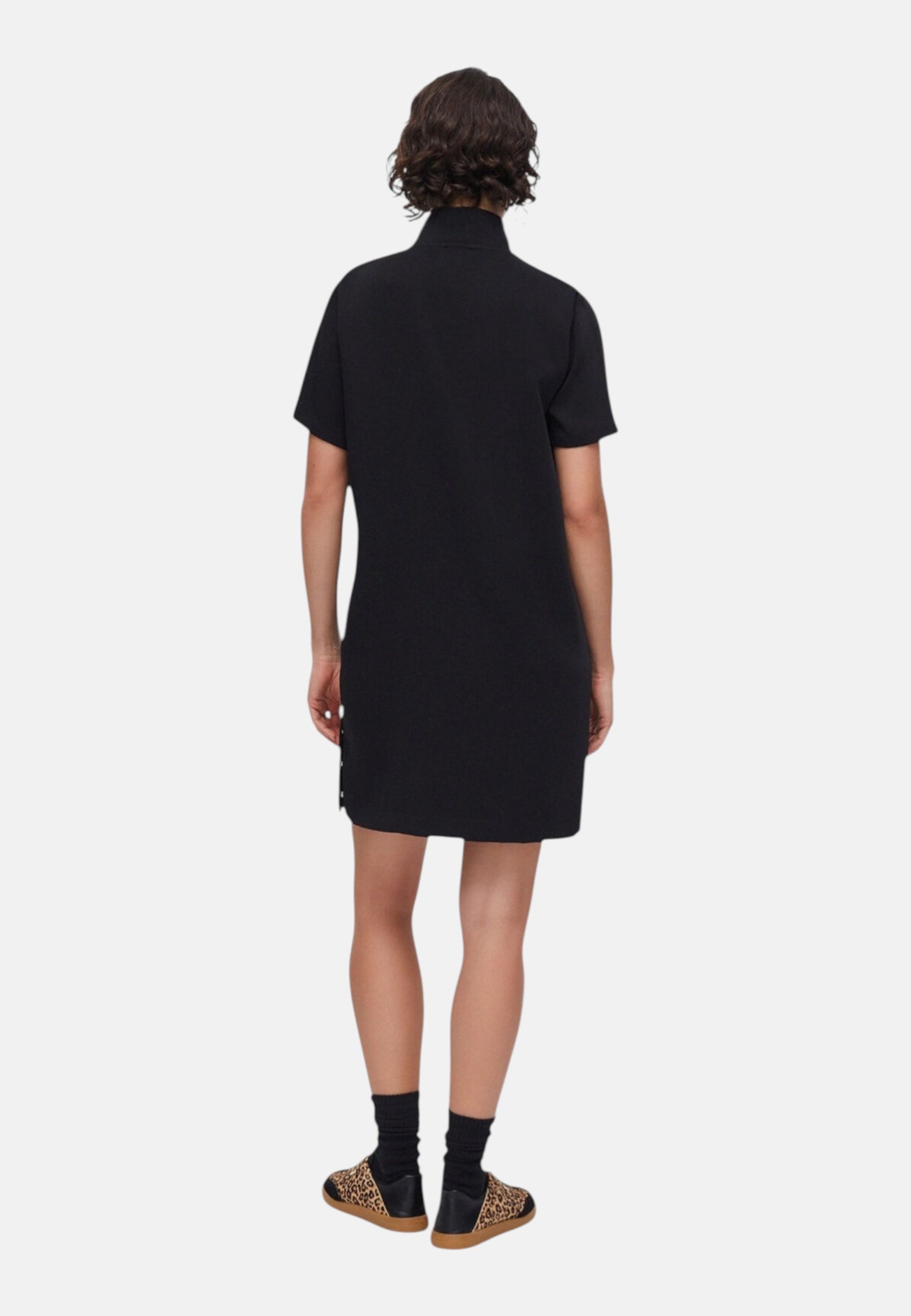 Vestito Corto Donna Liu Jo Tessuto Navetta Tinta Unita Eco Line TA6020TS923