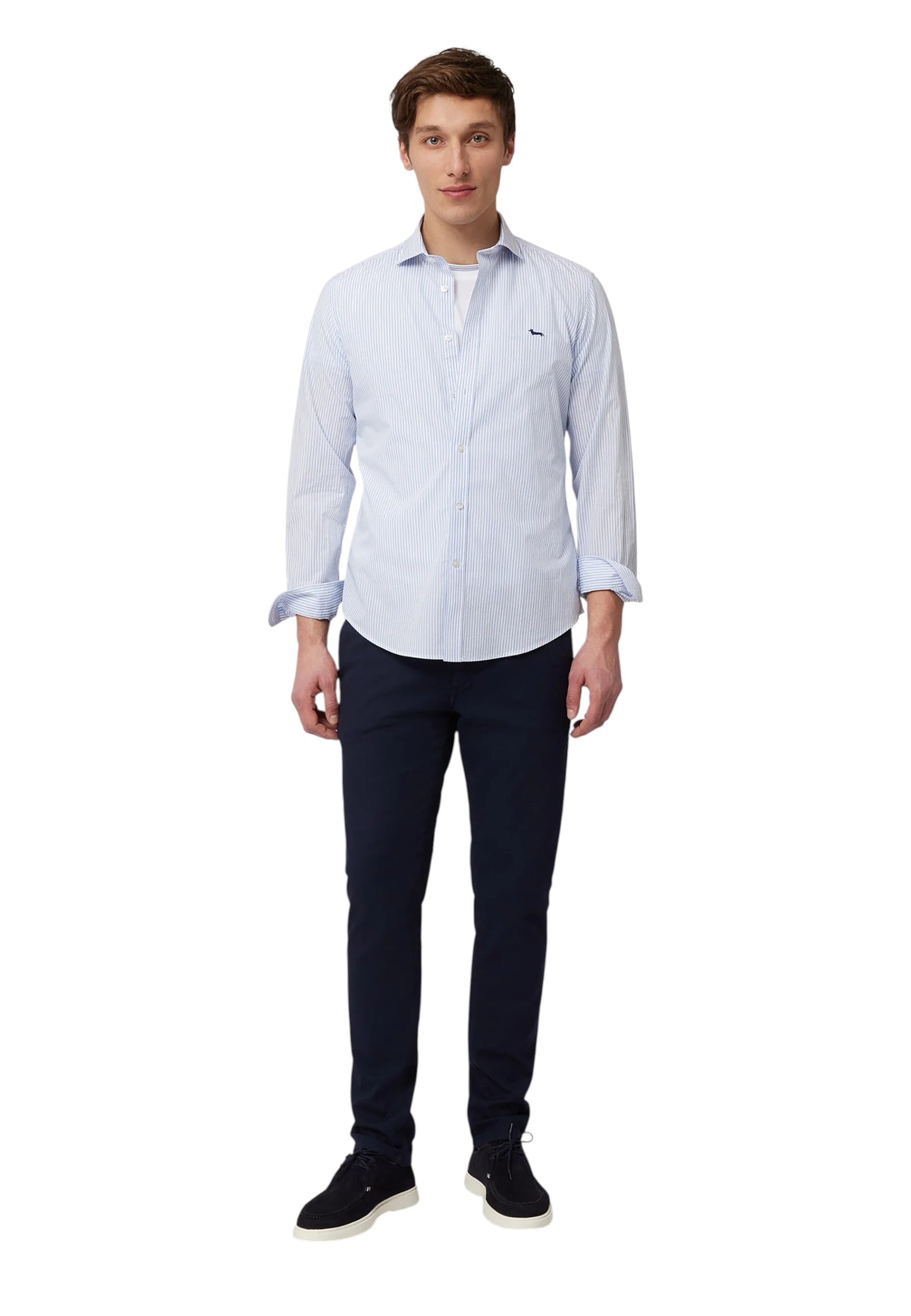Camicia Manica lunga Uomo Harmont & Blaine A Righe Con Bassotto  CNP074013437I
