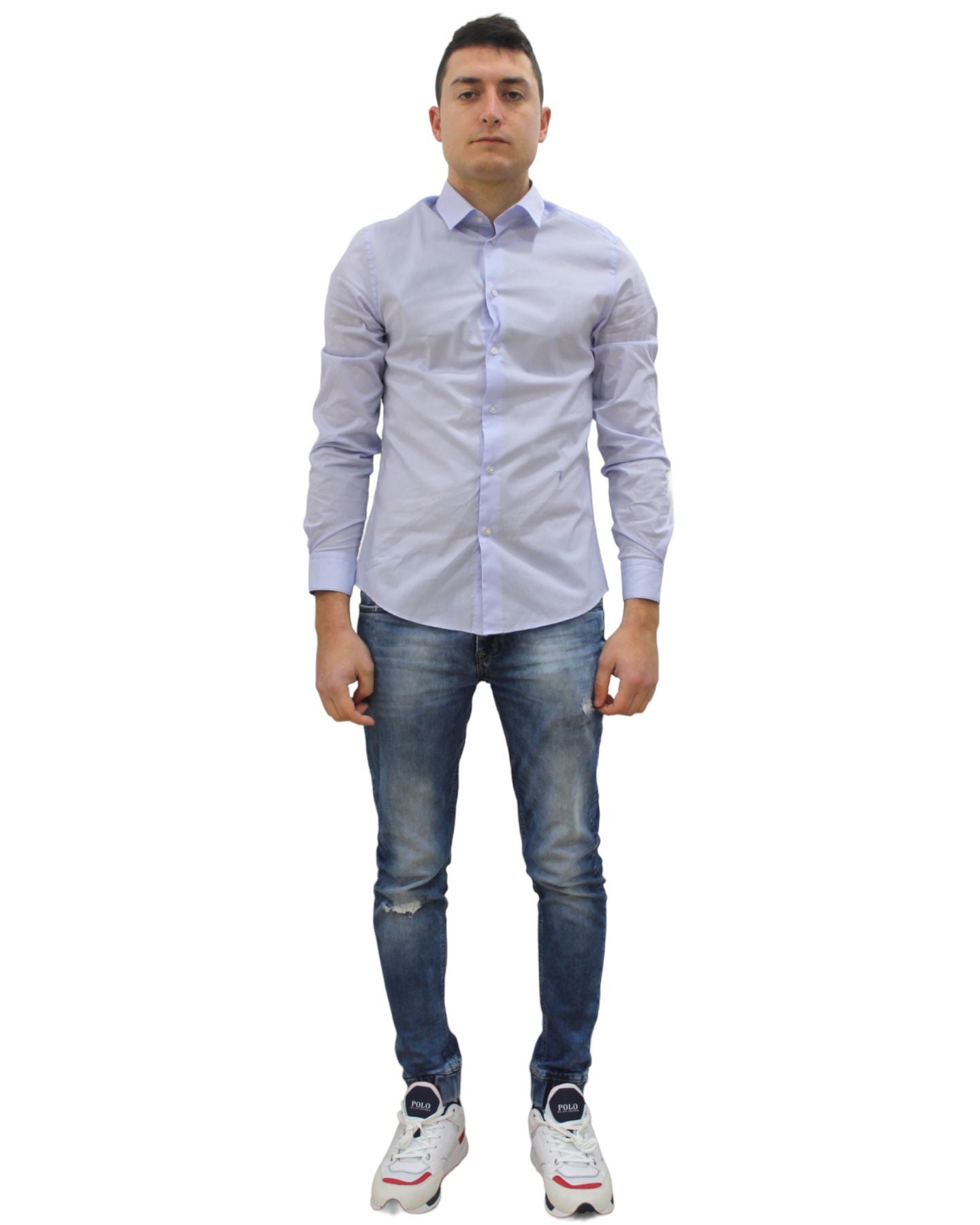 Camicia Manica lunga Uomo Trussardi Jeans   52C002841T005891