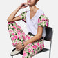 T-Shirt Manica Corta Donna Liu Jo Naive Roses  WA6513J6308