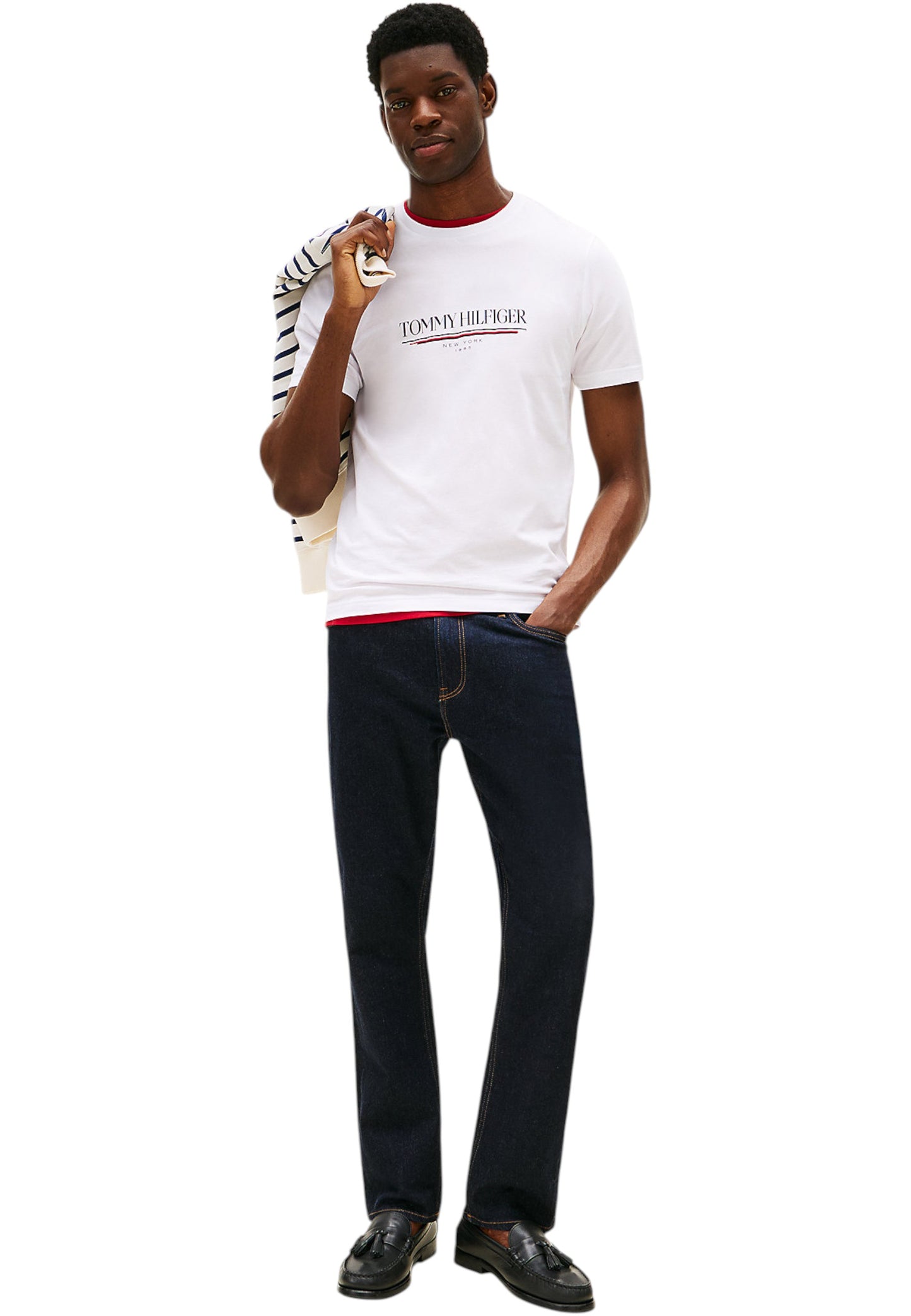 T-Shirt Manica Corta Uomo Tommy Hilfiger  Brand Love Hilfiger MW0MW40324