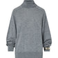 Maglia Collo Alto Donna Liu Jo Manche Raglan Con Bracciale  CF6039MA82O