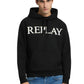 Felpa Con Cappuccio Uomo Replay Con Lettering  M3104 .000.23832