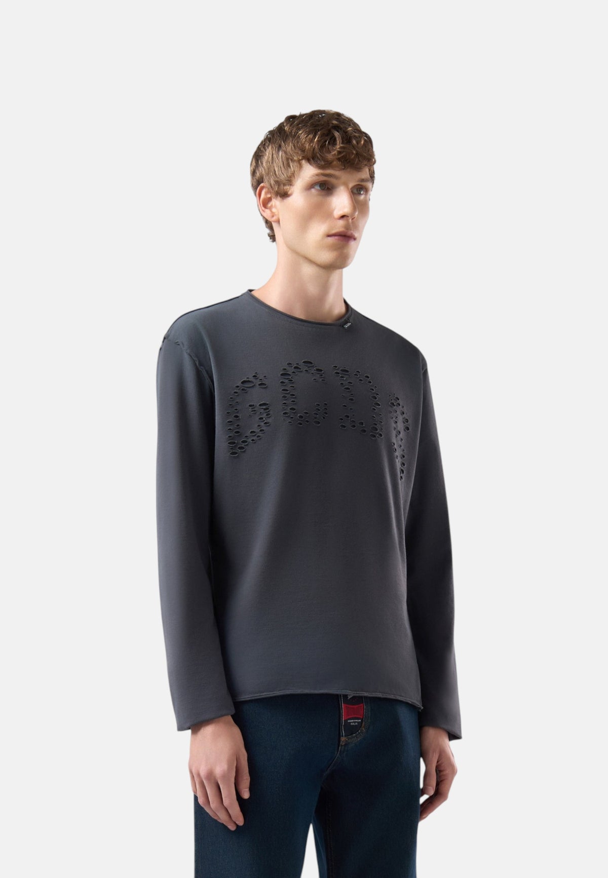 T-Shirt Manica lunga Uomo Gcds   C2MBQC070J110