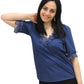 Blusa Manica Corta Donna White Wise   WW28223