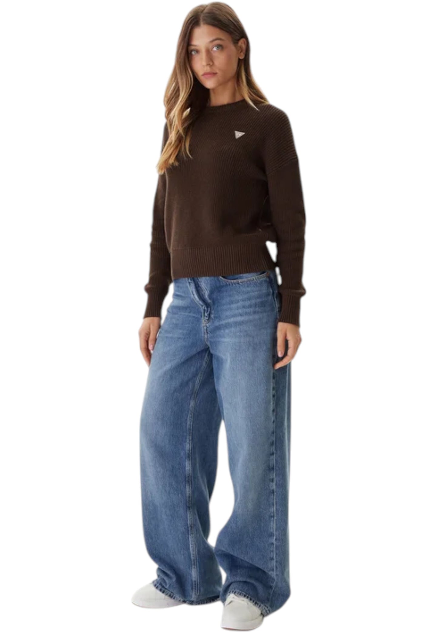 Maglione A Girocollo Donna Guess  Gj Mini Triangle W4BR08Z3HM1