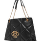 Borsa A Mano Donna Love Moschino Trapuntata Con Manico E Logo Metallico  JC4040PP0PLC0