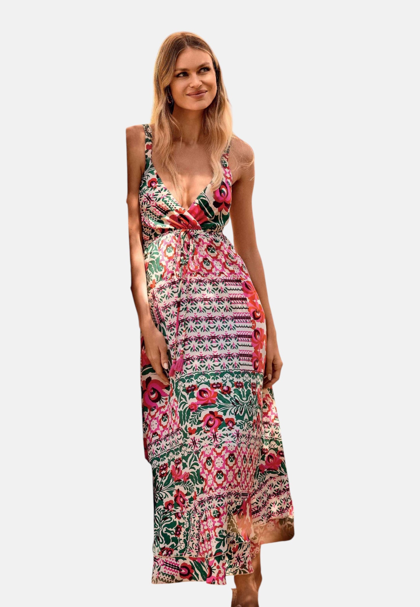 Vestito Lungo Donna Iconique Strappy Maxi Lidia IC26-095