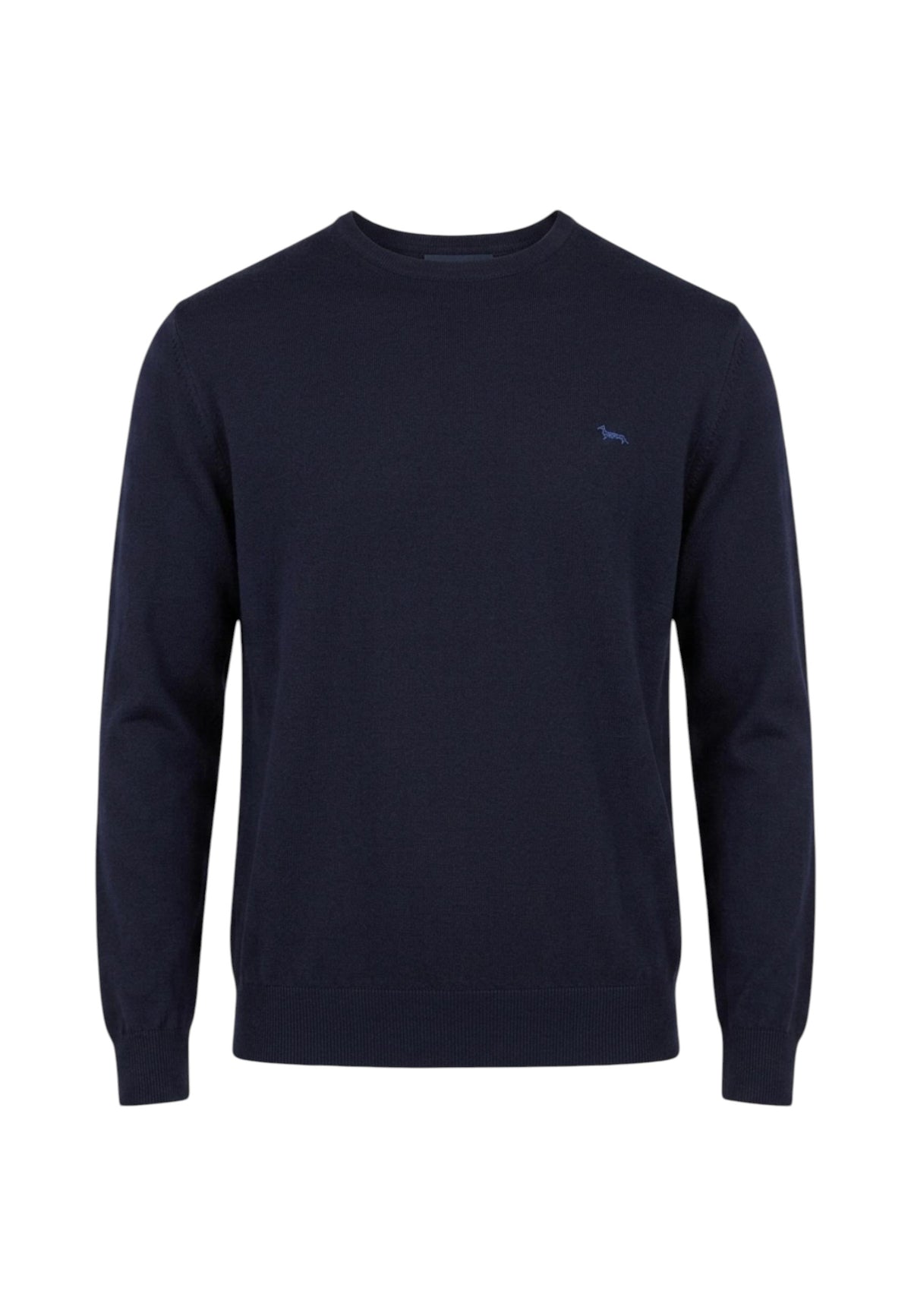 Maglione A Girocollo Uomo Harmont & Blaine Pura lana merino, Regular Fit, Finiture a costine, Made in Italy, Logo Harmont & Blaine  HRR001030478