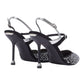 Sling Back  Donna Liu Jo Microfibra Strass Demi 13 SA6009TX527