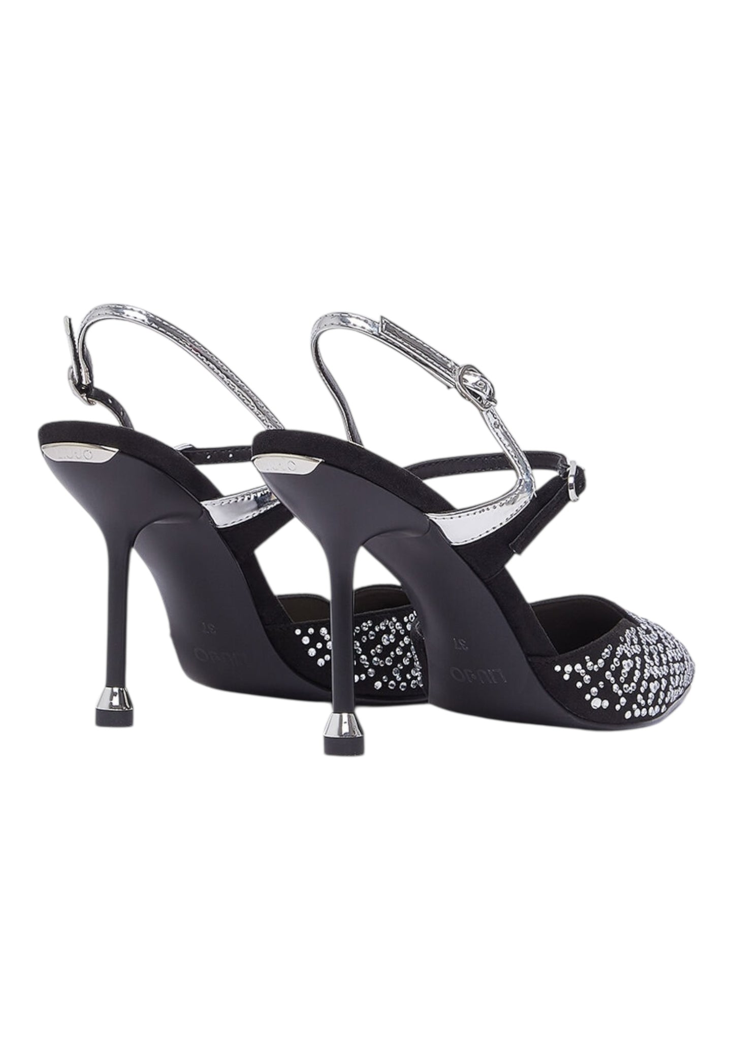 Sling Back  Donna Liu Jo Microfibra Strass Demi 13 SA6009TX527