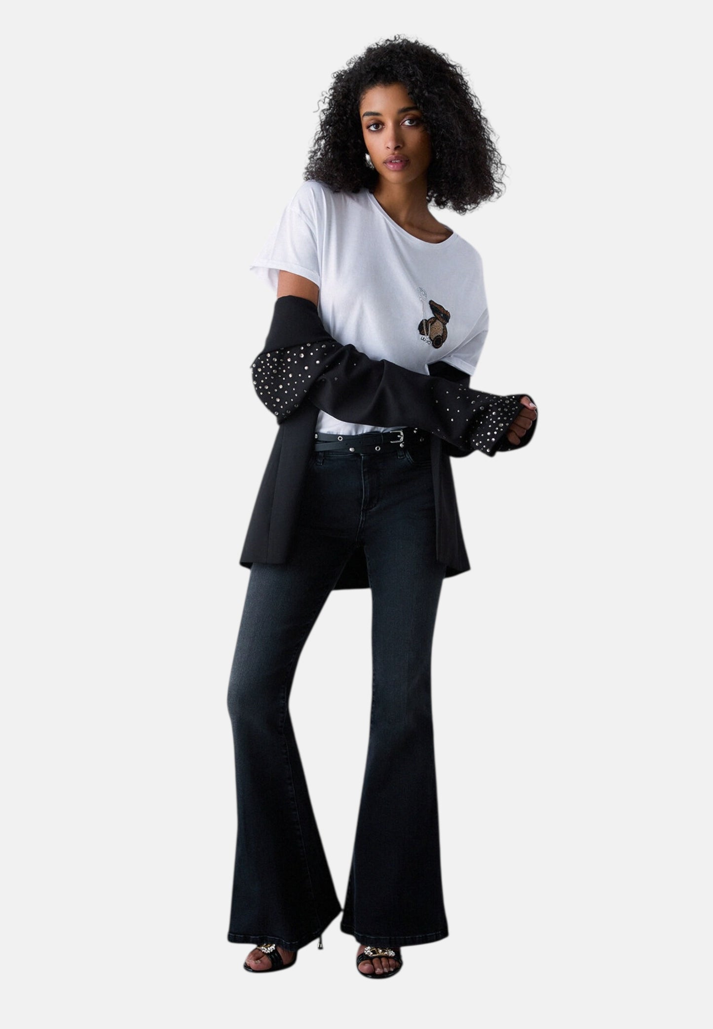 T-Shirt Manica Corta Donna Liu Jo Bear Liujo Eco Line WA6414JS923